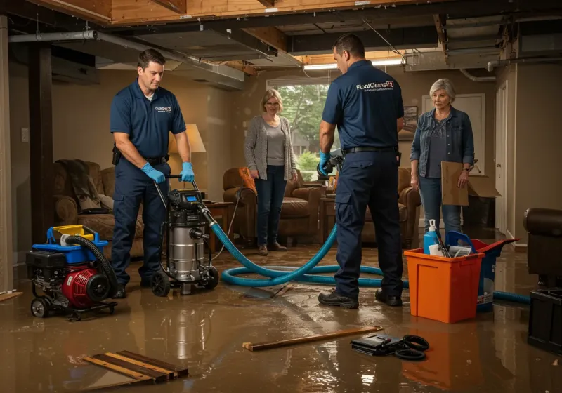 Basement Water Extraction and Removal Techniques process in Leesburg, AL